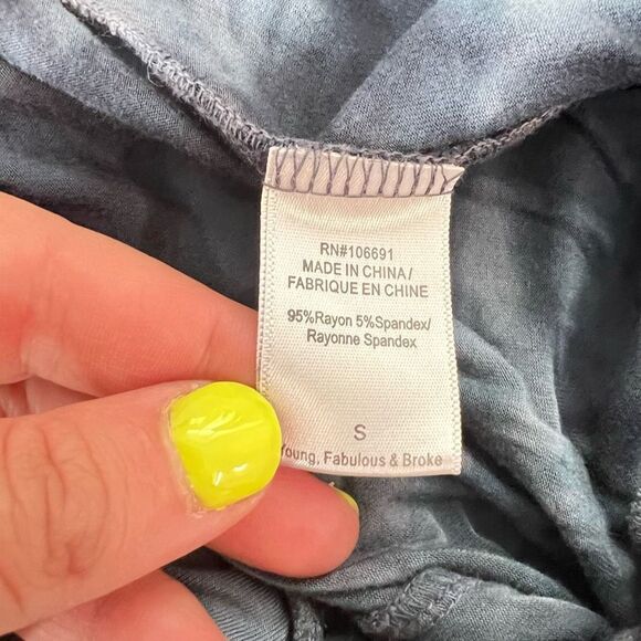 YFB Navy Tie Dye Casual Slim Fit Jumpsuit With Pockets size small - Picture 11 of 13